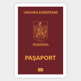 Romanian passport Magnet